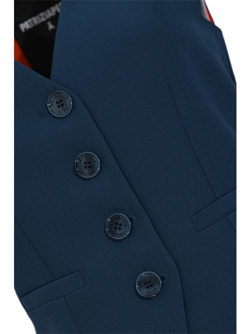 Gilet sartoriale in twill tecnico Patrizia Pepe | 8C0839 A688YA43